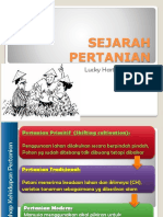 Sejarah Ilmu Pertanian