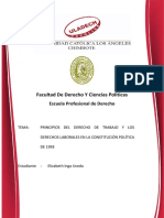 Los Derechos Laborales en La Constitución Política de 1993