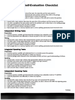 Speaking and Writing Rubric