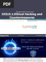 DIS10.1 Ethical Hacking and Countermeasures