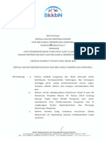 KepKa BKKBN Nomor 74 Tentang Unit Pemberantasan Pungutan Liar DI Lingkungan Badan Kependudukan Dan Keluarga Berencana Nasional