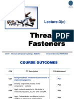 07 MDB3083 Lecture3 (C) Threaded Fasteners