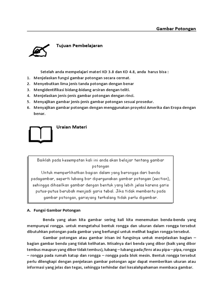 Gambar Potongan | PDF