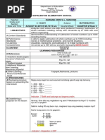 Sapalibutad Elementary School Dariane Krista L. Sanchez 2 - Daisy Mathematics AUGUST 22,2019/9:20-10:10 Am QUARTER 2/week 2 I.Objectives