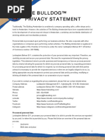 Privacy Policy the Bulldog