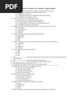 Reviewer in Science 6 (2 Quarter-Organ System)