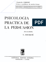 Bousquié, G. - Psicologia Prática de La Persuasión
