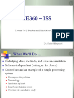 Lecture 02 and 03 - IE 360 - ISS TH - Chapter 2 - Fundamental Simulation Concepts