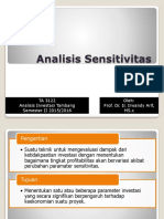 Bab Vii - Analisis Sensitivitas