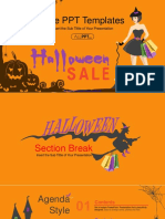 Halloween Big Sale PowerPoint Templates
