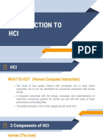 1 Introduction HCI