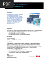 SYS600 v. 9.4 Release Announcement