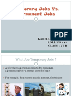 Temporary Jobs Vs Permanent Jobs