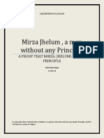 Mirza Jhelumi A Man Without Any Principle!