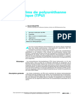 Feuilles Et Lms de Polyuréthanne Thermoplastique (TPU)