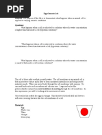 Egg Osmosis Lab