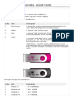 Computer Memory Units PDF