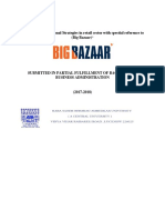 "A Study Fo Promotional Strategies in Retail Sector With Spectial Reference To (Big Bazaar)