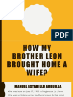 How My Brother Leon Brought Home a Wife