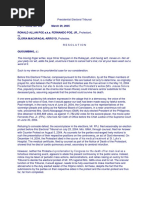 Poe v. Macapagal-Arroyo, P.E.T. Case No. 002, March 29, 2005.full Text