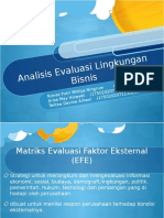 Kelompok 5 - Analisis Evaluasi Lingkungan Bisnis