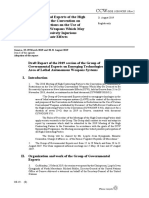 Draft Report of The 2019 Session of The Group of Governmental Experts On Emerging Technologies in The Area of Lethal Autonomous Weapons Systems