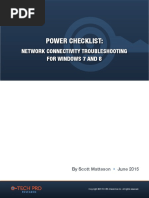 PC Network Troubleshooting