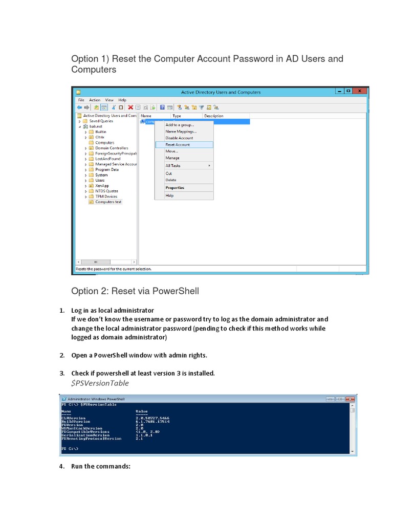 DOMAIN. The Trust Relationship Between This Workstation and The Primary Domain Failed PDF