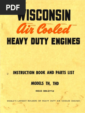 Wisconsin Engine Decal Set Of 3 - Most Horsepower Hours With S Air ...