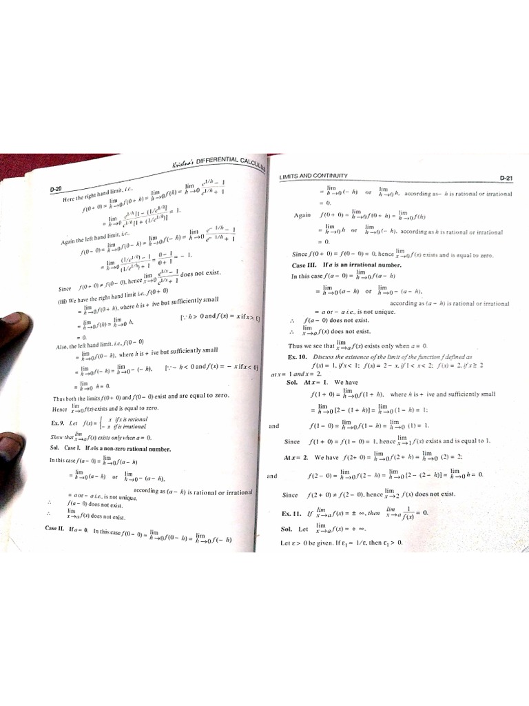 Differential Calculus Krishna PDF