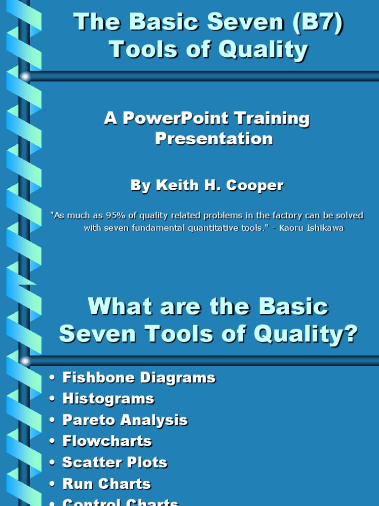 Basic Seven Tools of Quality Overview | PDF | Histogram | Scatter Plot