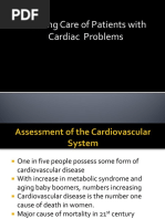 Nursing Care of Patients With Cardiac Problems