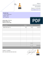 Alco Paint, S.L.: Invoice 001 Date 13/01/2019