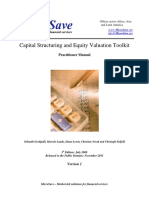 Capital Structuring and Equity Valuation Toolkit