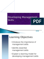 Essential management skills learning model