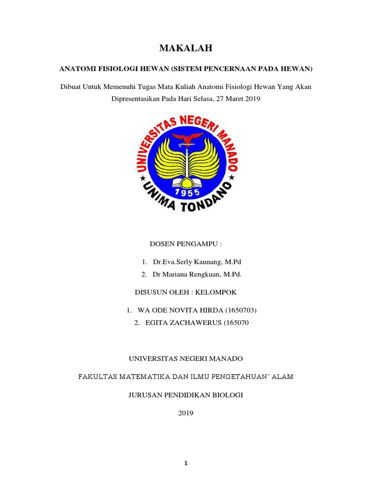 Makalah Sistem Pencernaan Fiswan Docx