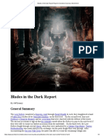 Blades in The Dark Report Report in Sundered Cosmos - World Anvil