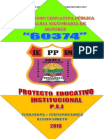 PROYECTO EDUCATIVO INSTITUCIONAL IEPPSM N°60374 