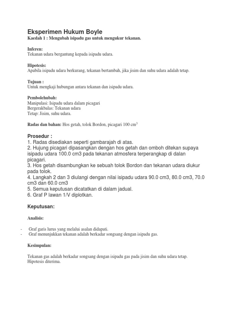 Eksperimen Hukum Boyle Pdf