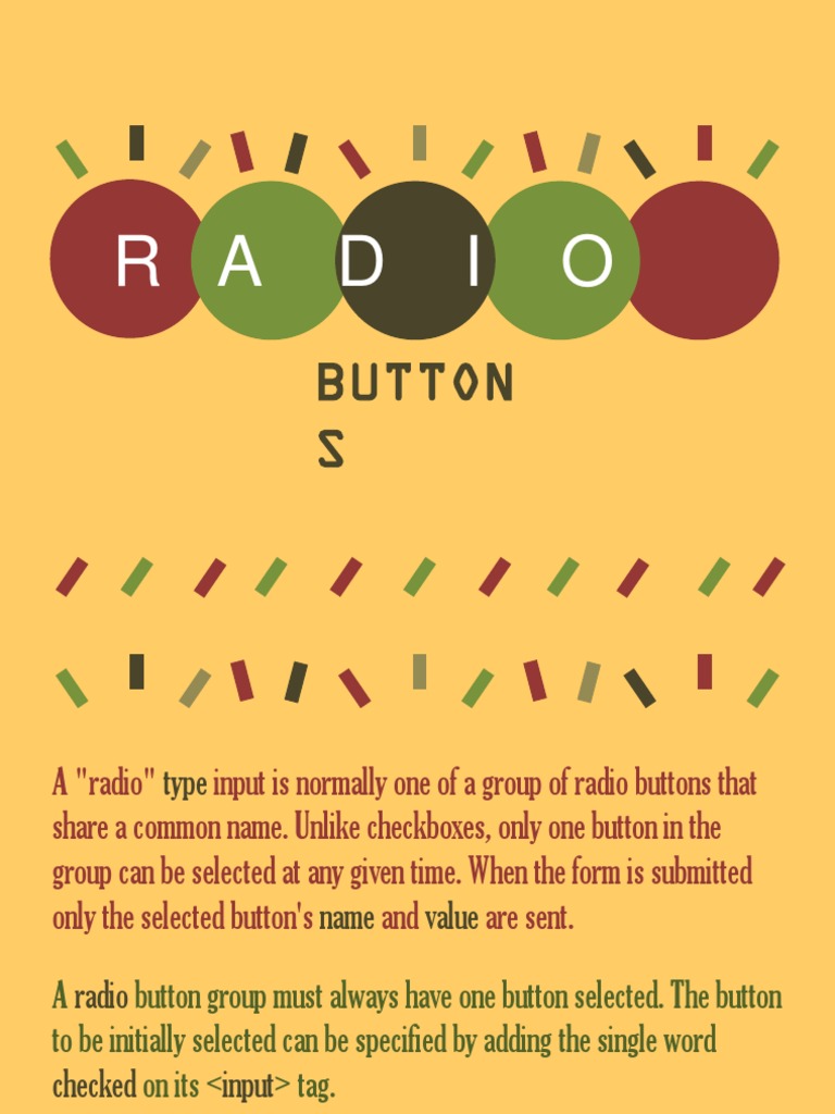 Radio Buttons PDF