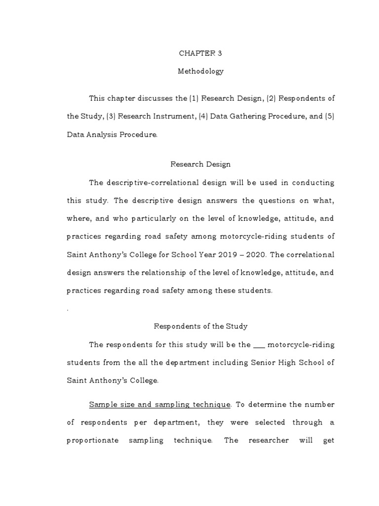 Chapter 3. Corrected | PDF | Sampling (Statistics) | Research Design