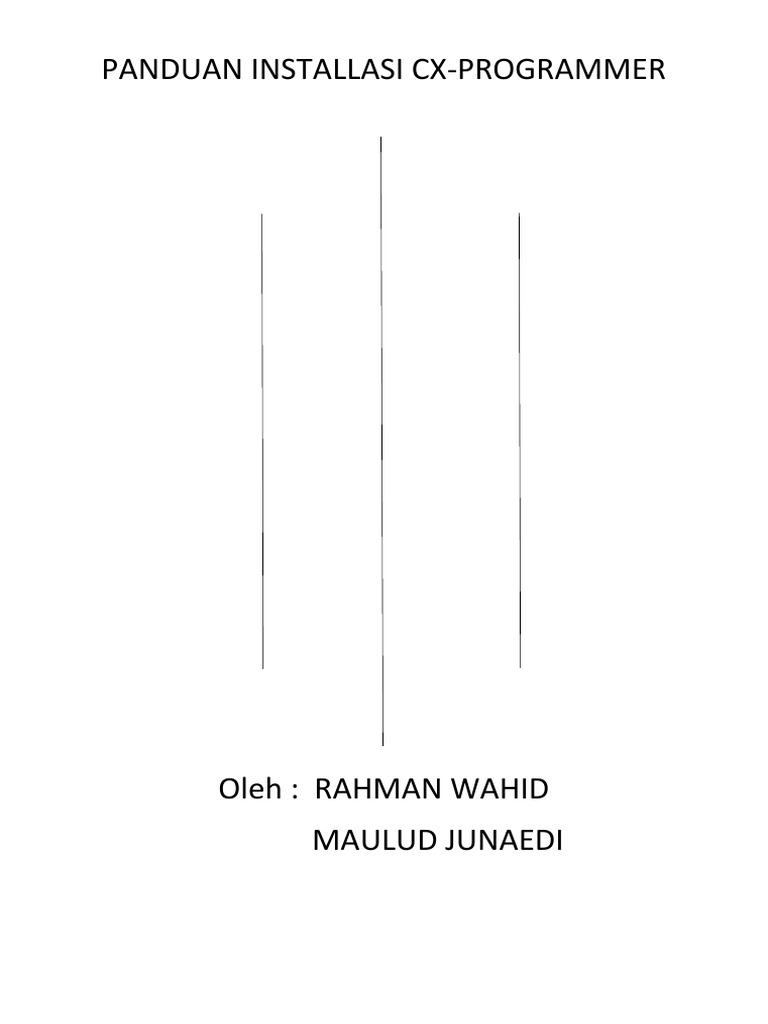 Panduan Instalasi CX-Programmer | PDF