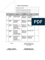 Jadwal Konsultasi Mentor