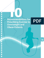 Recommendations For Prescribing Exercise To Overweight and Obese Patients