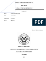 Physics Experiment Report (V) Basic Physics "Total Internal Reflection"