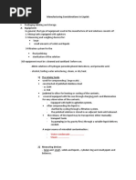 Manufacturing Considerations in Liquids: - Water Condensate ...................... - Steam .................