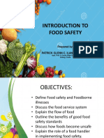 1 Introduction To Food Safety