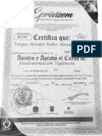 Certificado Vigilante