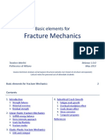 Fracture Mechanics: Basic Elements For