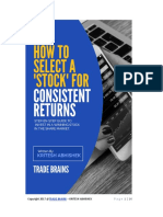 How To Select A Stock For Consistent Returns PDF